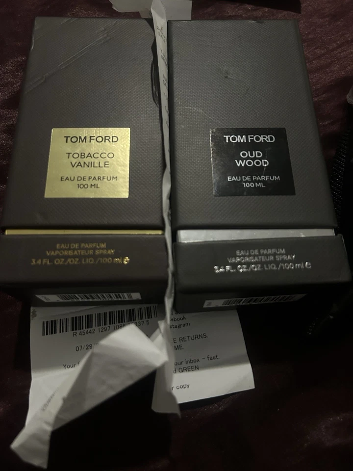 T.F T.V and T.F O.W Bundle Perfume Deal Tom Ford 2 Perfumes New In Box 3.4oz/pc - Image 4 of 4