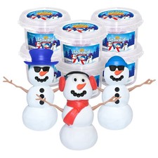 Build Buddiez: Snowman Craft Kit 6 Pack   Build-Play-Display,5 