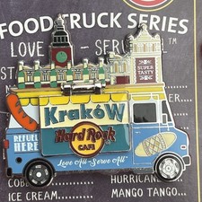 Hard Rock Cafe Pin Krakow food truck series car Hat Lapel