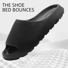 Men's Designer Style Slip On Sliders Rubber Slides Summer Beach Sandals Shoes