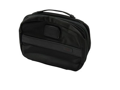 Tumi Alpha Black Ballistic Nylon Toiletry Travel Kit Organizer NWOT