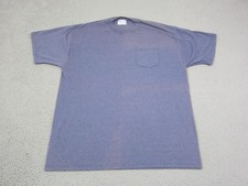 Vintage Willow Bay Shirt Adult Extra Large XL Purple Blank Casual Mens USA Made