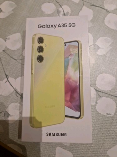 New Samsung Galaxy A35 5G 128GB 8GB RAM Dual Sim Smartphone - lemon - Unlocked - 第 1/4 張圖片
