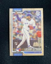 2026 Topps Series 1 Wood #299 Lazaro Estrada RC Rookie 19/25 Blue Jays QI95
