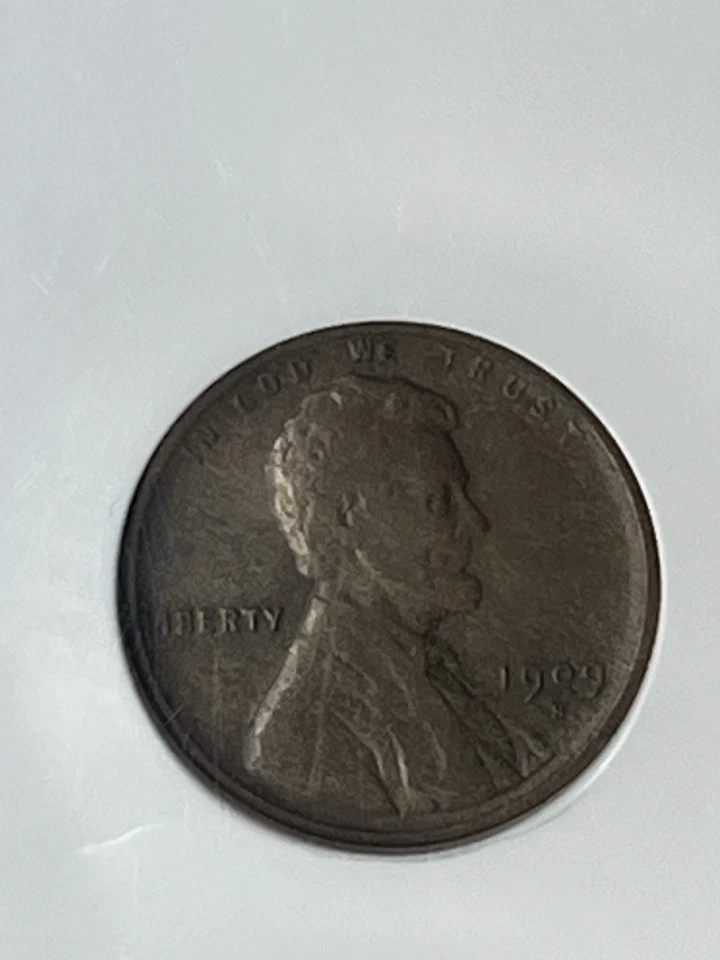 (Lot F) 1909-S Lincoln Cent, Key Date, NGC F12. Hard Key Wheat Penny To Find! - Image 2 of 4