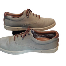 Hotter Rockingham Mens Canvas Comfort Concept Shoes UK Size 11 Lightweight