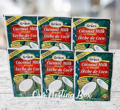 6 Grace Coconut Milk Powder 1.76oz Each