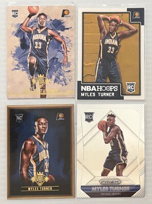 MYLES TURNER (4) Card Rookie Lot Basketball #ED Rookies PACERS!