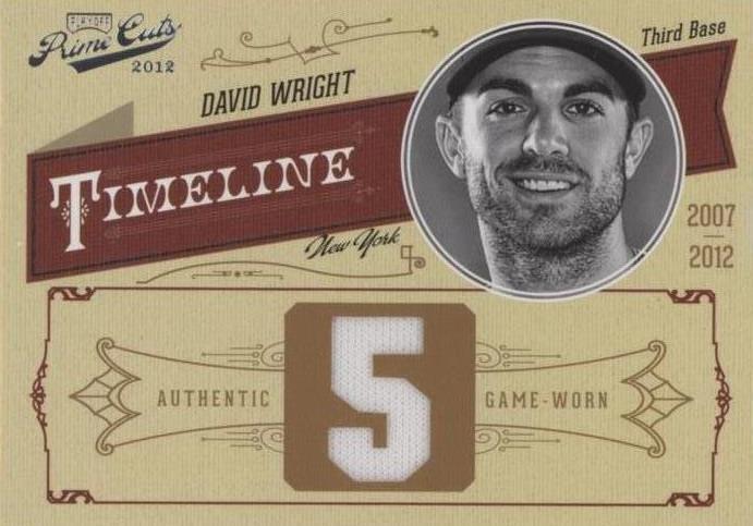 2012 Playoff Prime Cuts - David Wright #15 - 1 of 1