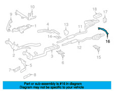 Staffa gancio impianto di scarico Mercedes Classe S W221 A2214920595