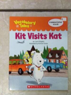 Vocabulary Tales: Kit Visits Kat Guided Reading Level Hard E, Set of 5 - GOOD