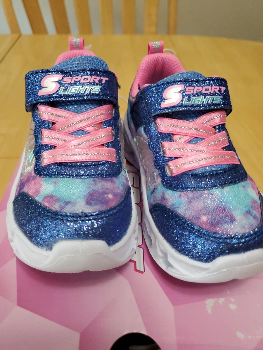 S Sport by Skechers Eva Star Heart Butterfly Light Up Shoes Girls