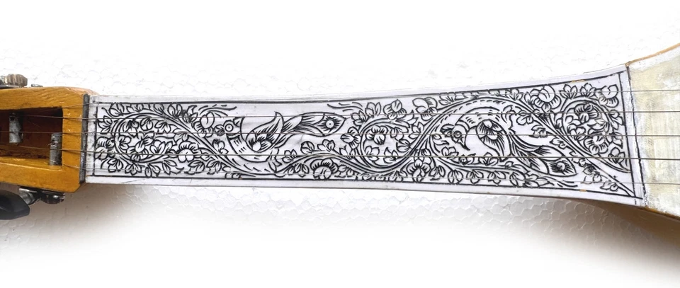 Instrumento musical folclórico Dotara de 5 cuerdas de Bengala Foto 2 de 4