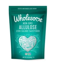 Wholesome Sweeteners 12-Ounce Allulose Sweetener, Zero Calorie  Assorted Sizes 