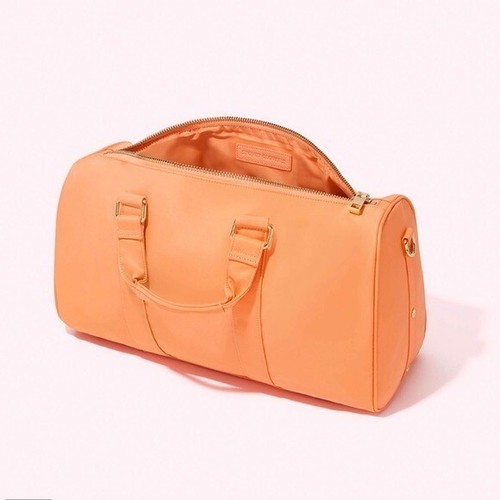 Stoney Clover Lane Classic Mini Duffle Bag Peach Gold Hardware - Picture 13 of 13