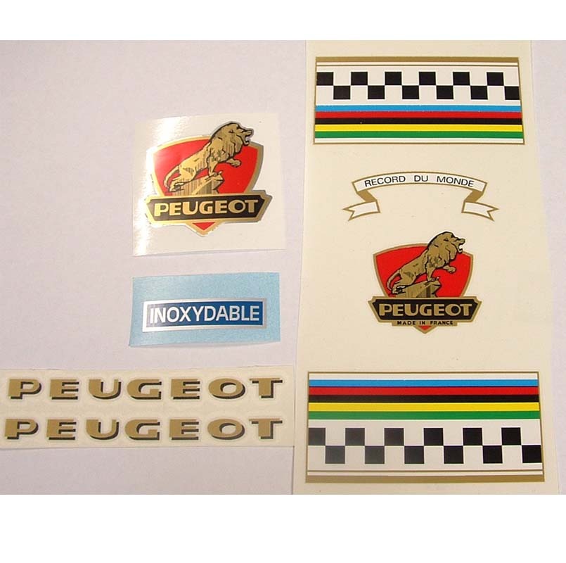 Peugeot complete set of decals vintage PX10