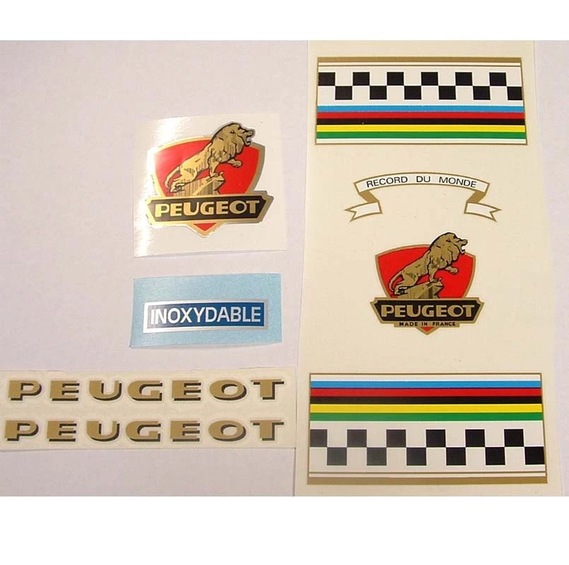Stickers Décalcomanies PEUGEOT Pour Vélo - Autocollants PEUG304 - Fabrication France