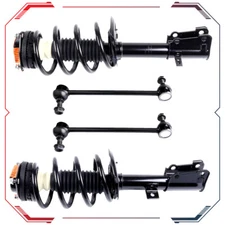 For 09-2019 Dodge Journey V6 Engine Front Strut Spring Assembly & Sway Bar Links