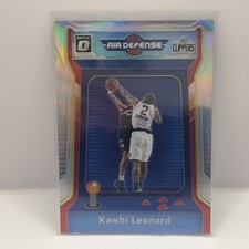 2020-21 Panini Donruss Optic Basketball Kawhi Leonard Air Defense #4 Silver