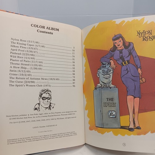 Spirit Color Album Vol 1-3 + Color Treasury Set by Will Eisner. Hardcover HC - Picture 16 of 21