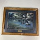 Hayden Lambson Signed Print Framed 34x26 Honeymoon Cove Loon Numbered 923/3500