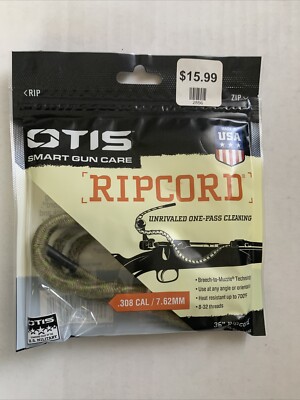 Otis 308cal/7.62mm Ripcord One Pass Bore Cleaner