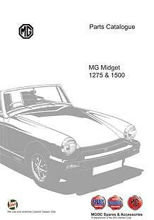 Classic MG Midget 1275cc 1500c Parts Catalogue eBay
