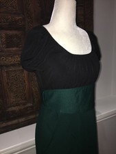 Emerald Green And Black Dress With POCKETS By Laundry Size 8