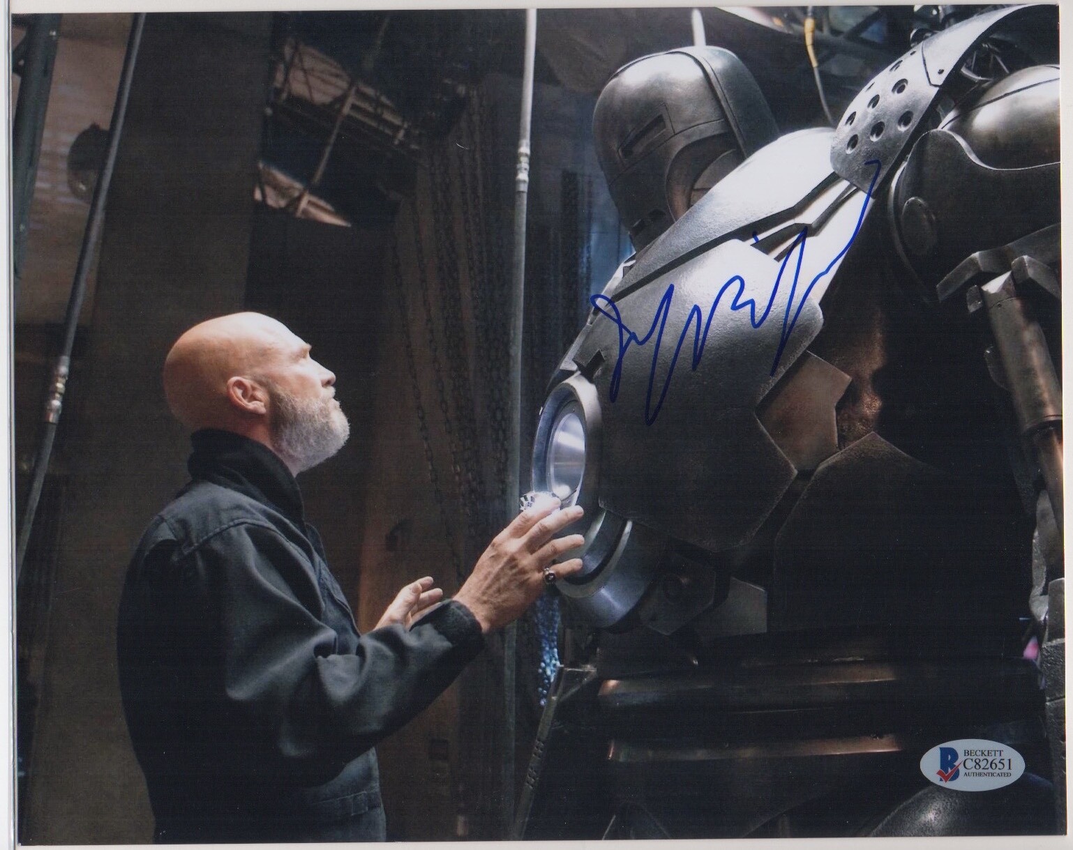 JEFF BRIDGES signed IRONMAN 8x10 photo AUTOGRAPH auto Beckett BAS ...