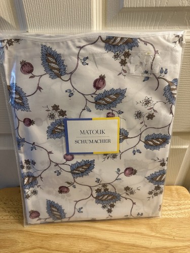 New Matouk Schumacher Maryam Thistle 500TC King Pillow Sham - Picture 2 of 7