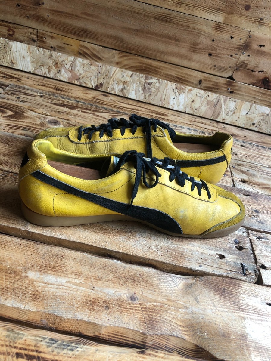 Vintage 80's puma golden fit yellow us 11 | eBay