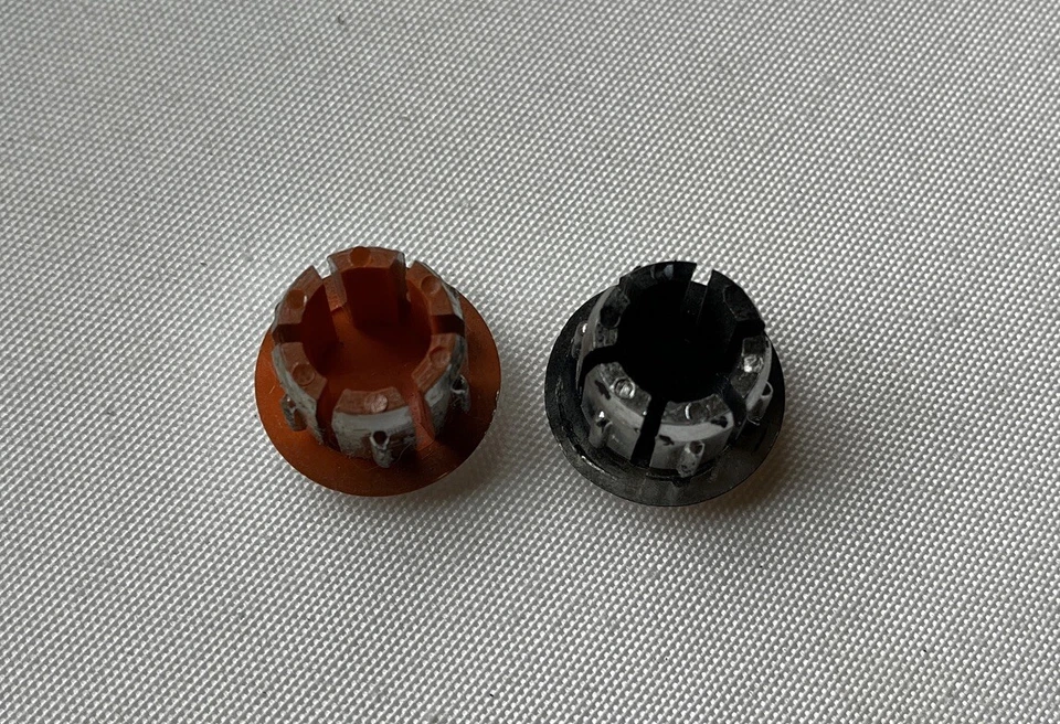 Cinelli VINTAGE handlebar Plugs/End Buttons/Caps plastic. Chrome. Pair Used - Image 4 of 4