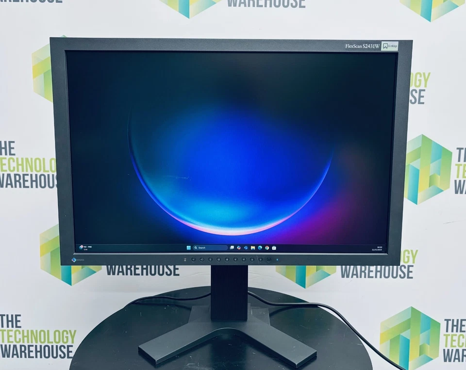 Eizo FlexScan S2431W Monitor 24" Full HD+ 1920 x 1200 Colour Accuracy w/ Stand* - Image 3 of 4