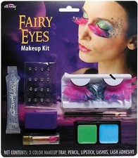 Fun World FW5679F Fairy Eye Lashes Make Up Kit Costume