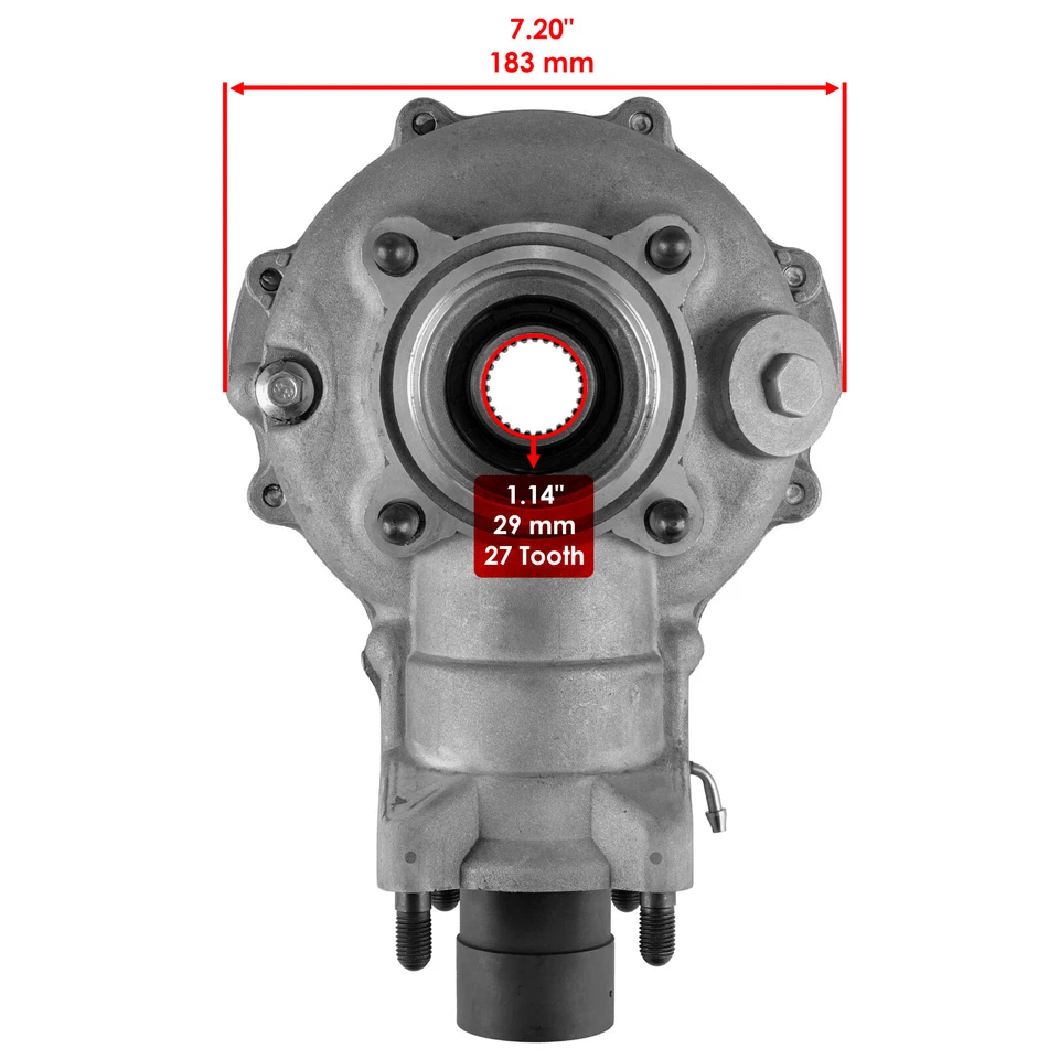 Eje diferencial trasero completo para Honda TRX500 Fa Foreman Rubicon 500 01-2004 Foto 2 de 4