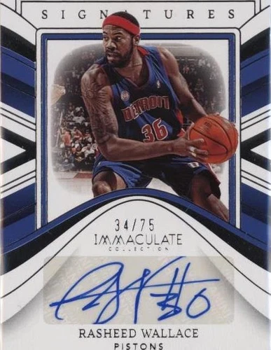 2022-23 Panini Immaculate Collection - Rasheed Wallace #IMS-RWL