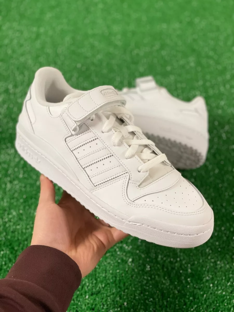 Adidas Originals Forum Low Mens Casual Sneakers Triple White FY7755 NEW  Multi Sz | eBay