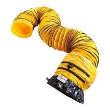 MOUNTO 25FT 16" Flexible Ducting Hose – Heavy-Duty PVC for Ventilation, HVAC