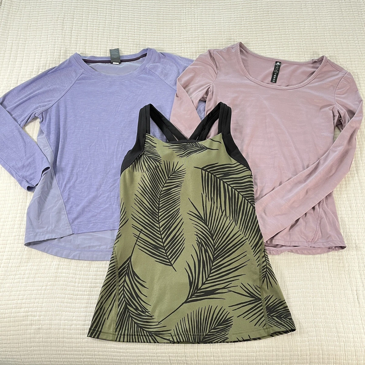 Womens Athletic Wear Bundle Lot of 3 Tops Size XS Champion Lucy 90 Degree  Tank