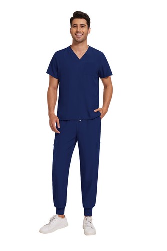 Unisex NiaaHinn Medical Scrub Dentist Hospital Uniform Scrub Set -V-Neck Jogger - Picture 107 of 110