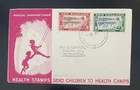 NEW ZEALAND-1948-HEALTH STAMPS SEND CHILDREN TO HEALTH CAMPS-FDC-J388