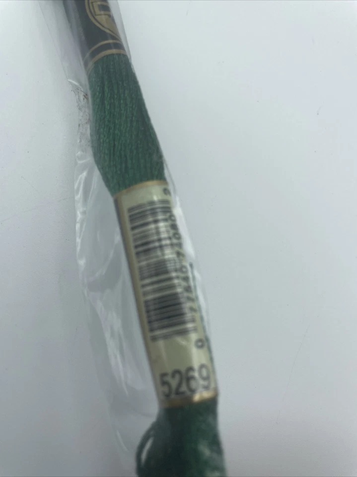 Lot of 2 DMC Light Effects Embroidery Floss 8.7yd Green Emerald - Image 3 of 3