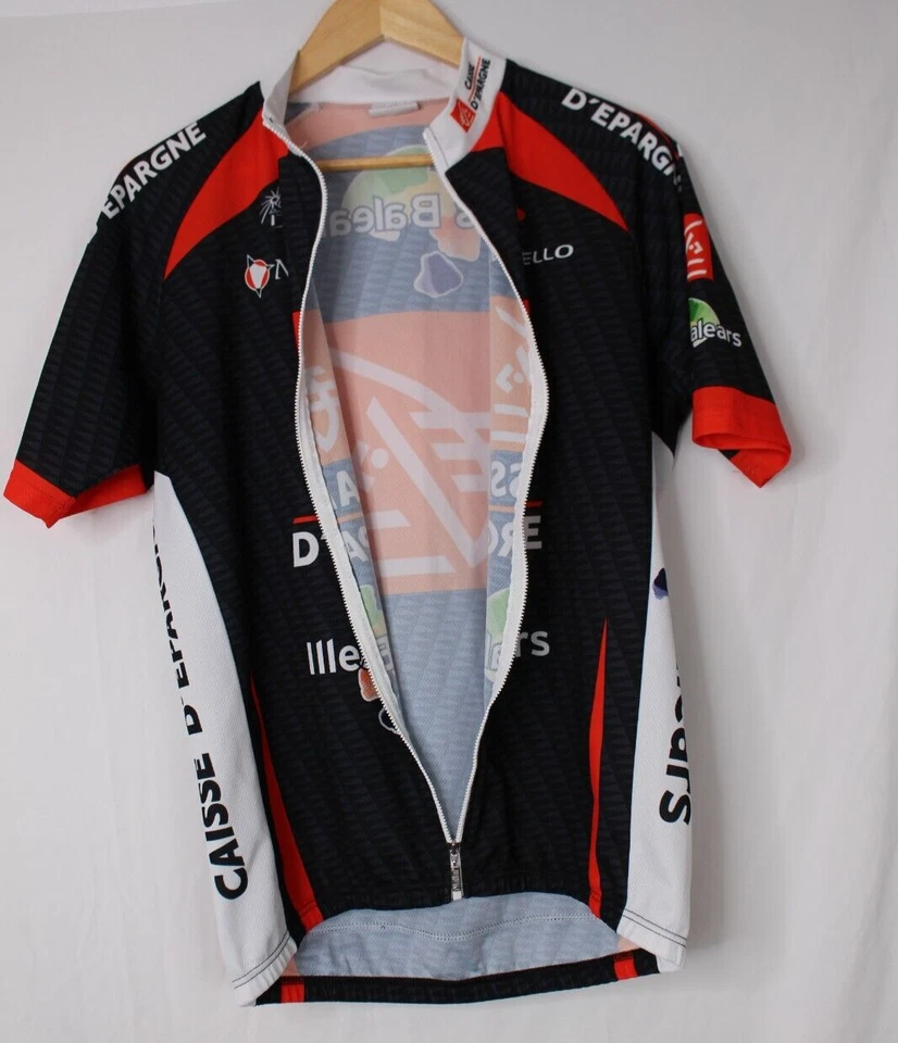 Caisse D'Epargne UCI Nalini Cycling Jersey Full Zip Made in Italy Size L Euro 6 - Image 4 of 4
