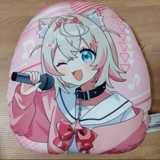 Hololive Round1 limited Die-cut cushion Mococo Abyssgard 15.7"