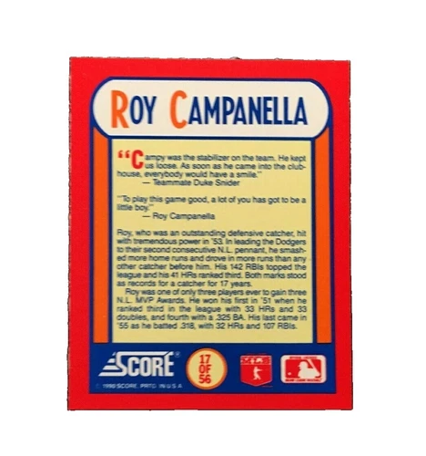Roy Campanella Baseball Cards