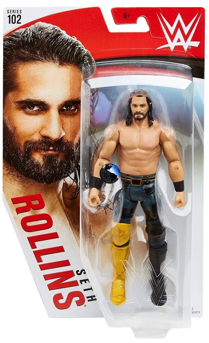 WWE Basics Series 102 Seth Rollins Wrestling Action Figure