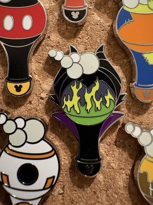 New Wave B 2025 Hidden Mickey Pin Disneyland Resort Bubble Wand