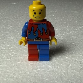 LEGO Castle Fantasy Era Jester cas403a 7079 DRAWBRIDGE DEFENSE Harlequin Minifig