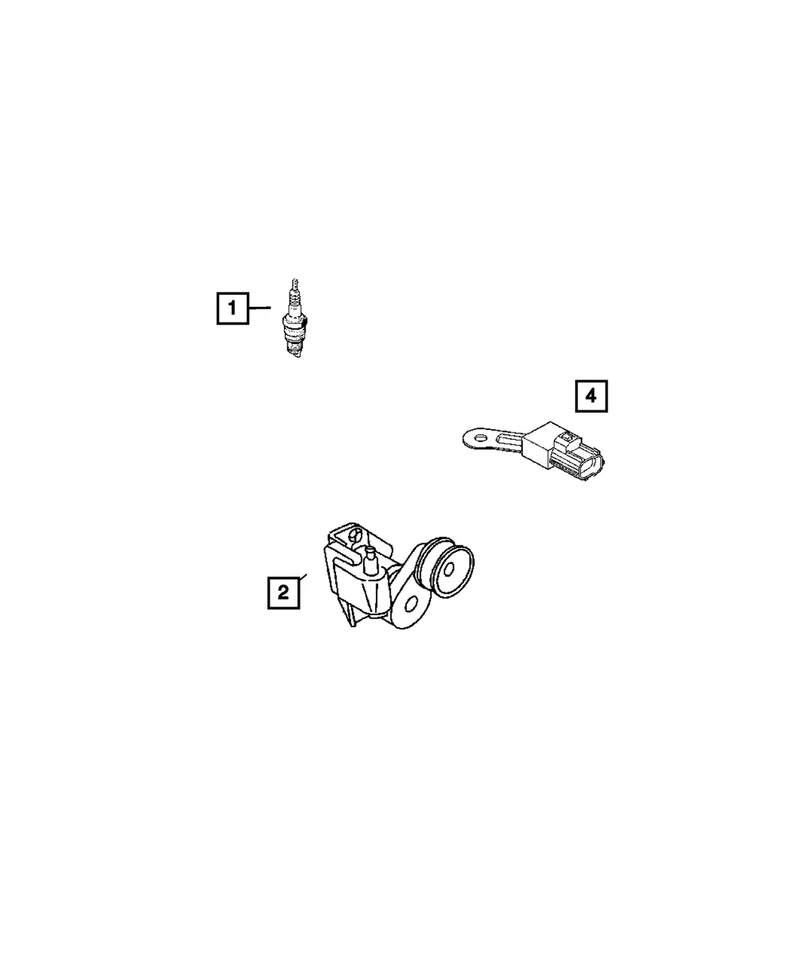 2002-08 DODGE JEEP CHRYSLER Ignition Coil OEM# 56028138AF - Image 4 of 4