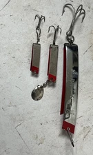 VINTAGE EX++ South Bend SUPER DUPER Fishing Lure #516 + 2 Japan lures